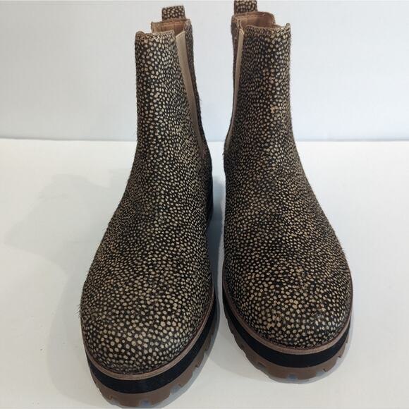 Madewell The Ivy Chelsea Boot in Mini Dot Calf Hair NWOB - Picture 4 of 9